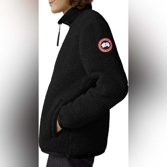 Canada Goose Renfrew Wool Blend Fleece Half Zip Pullover - Picture 1 of 3